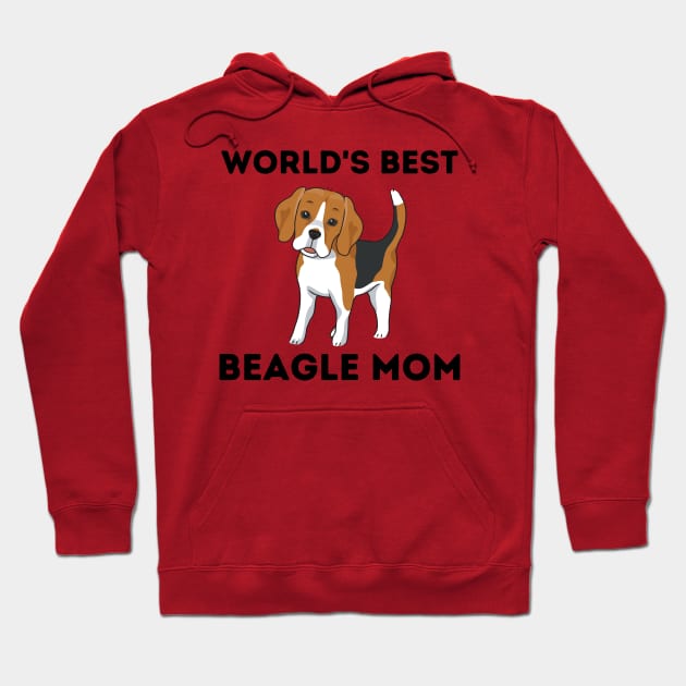 World's Best Beagle Mom Hoodie by François Belchior